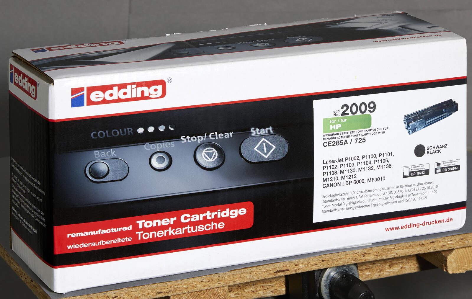 edding Toner EDD-2009 schwarz kompatibel zu HP 85A (CE285A)