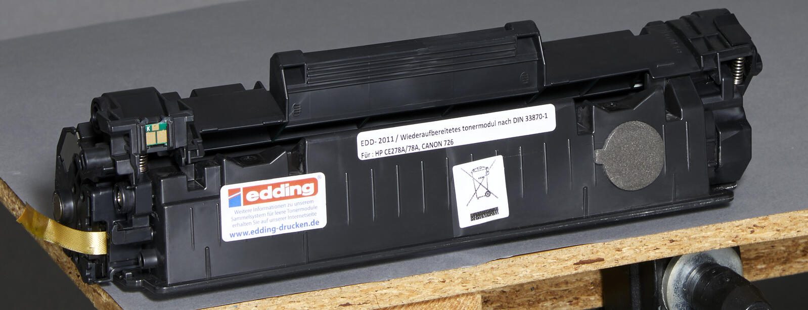 edding Toner EDD-2011 schwarz kompatibel zu HP 78A (CE278A)