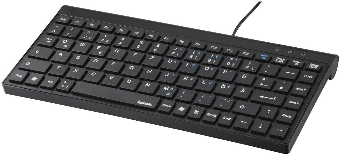 Hama Tastatur kabelgebunden Slimline SL720 schwarz