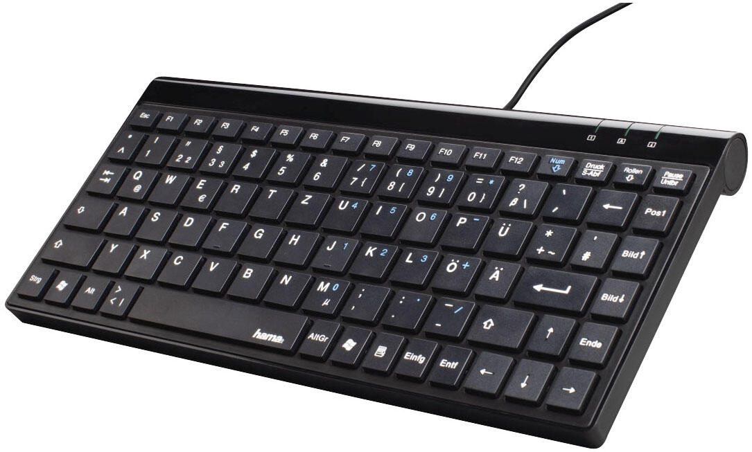 Hama Tastatur kabelgebunden Slimline SL720 schwarz