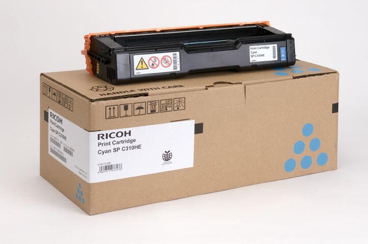 RICOH Original Toner Typ SP C310HE cyan
