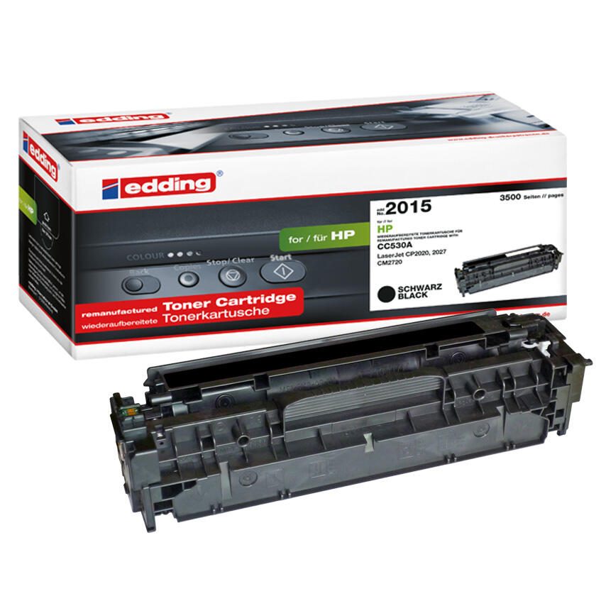 edding Toner EDD-2015 schwarz kompatibel zu HP 304A (CC530A)