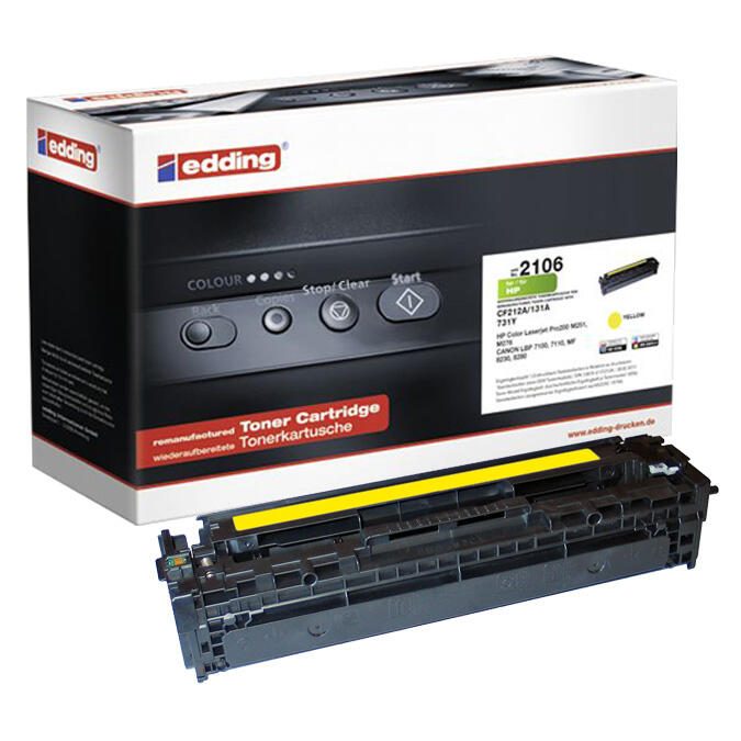 edding Toner EDD-2106 gelb kompatibel zu HP 131A (CF212A)