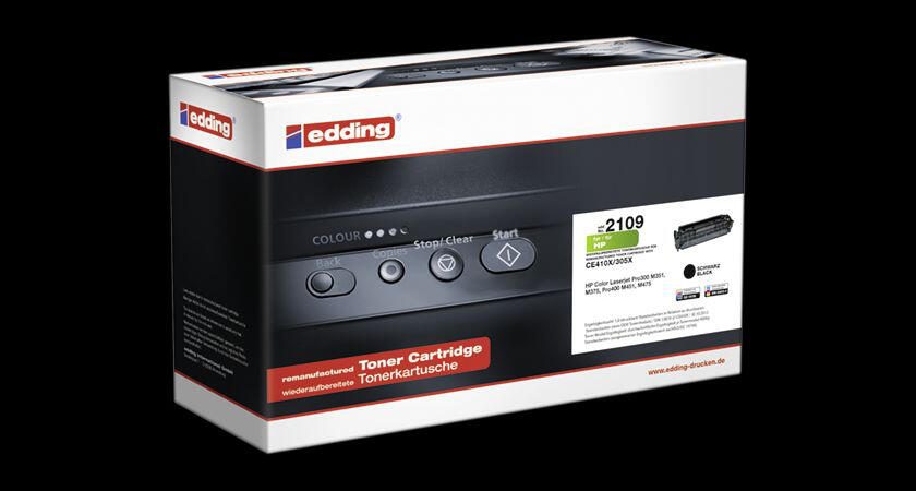 edding Toner EDD-2109 schwarz kompatibel zu HP 305X (CE410X)
