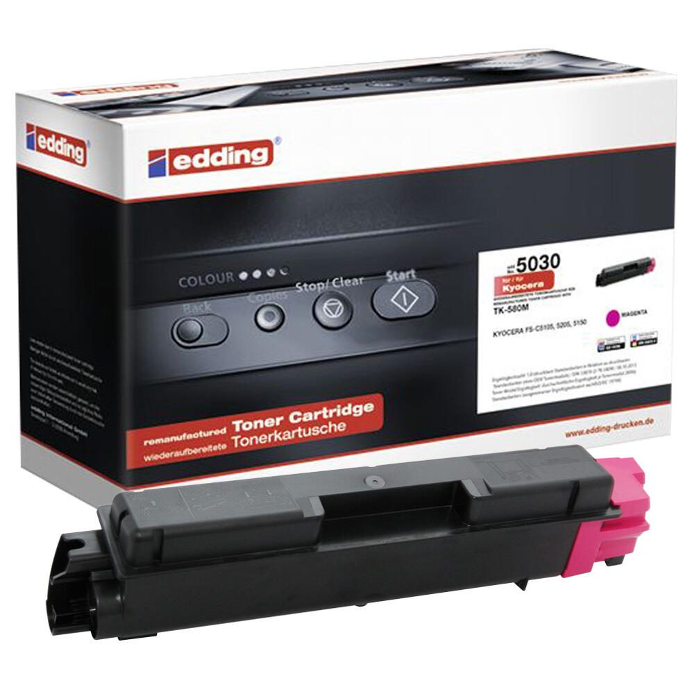 edding Toner EDD-5030 magenta kompatibel zu KYOCERA TK-580M