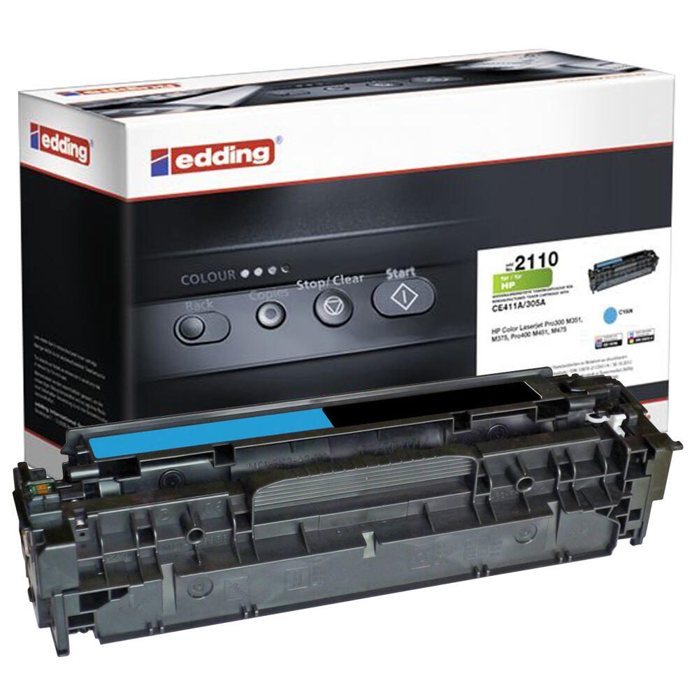 edding Toner EDD-2110 cyan kompatibel zu HP 305A (CE411A)