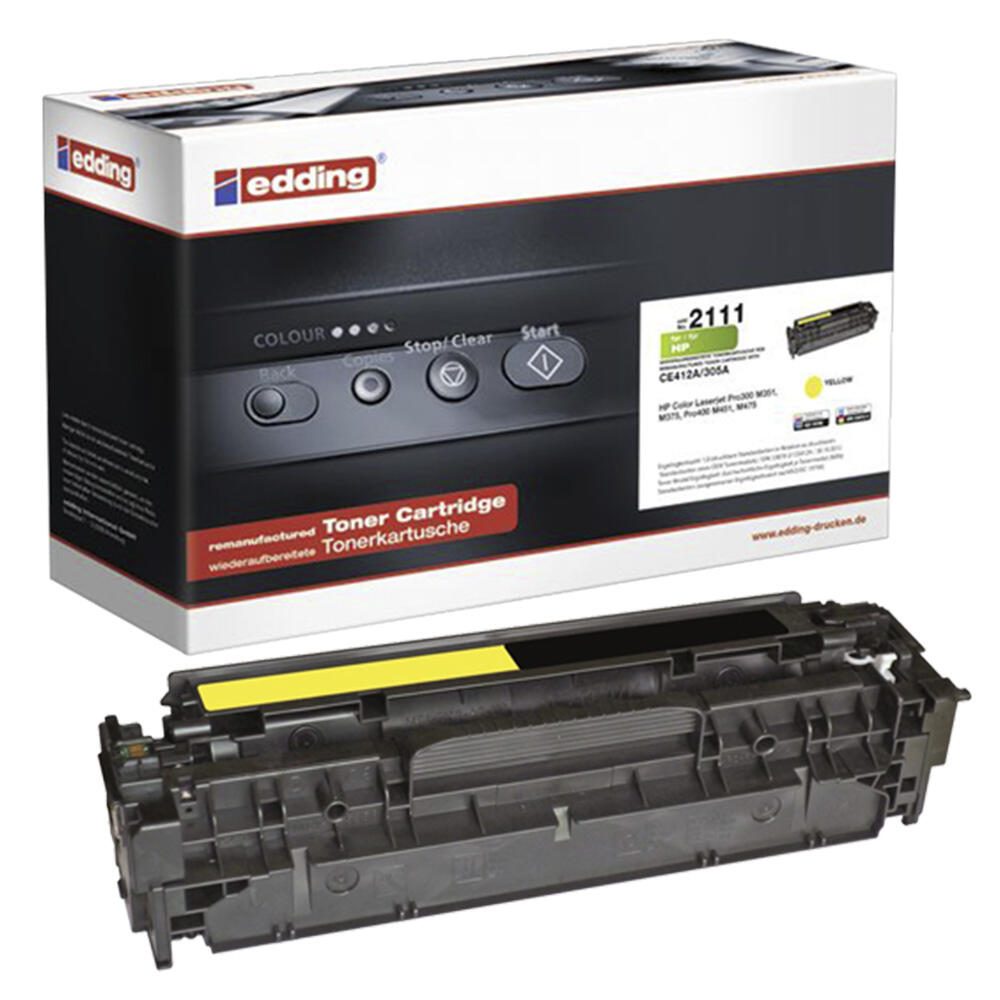 edding Toner EDD-2111 gelb kompatibel zu HP 305A (CE412A)