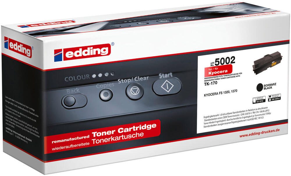 edding Toner EDD-5002 schwarz kompatibel zu KYOCERA TK-170