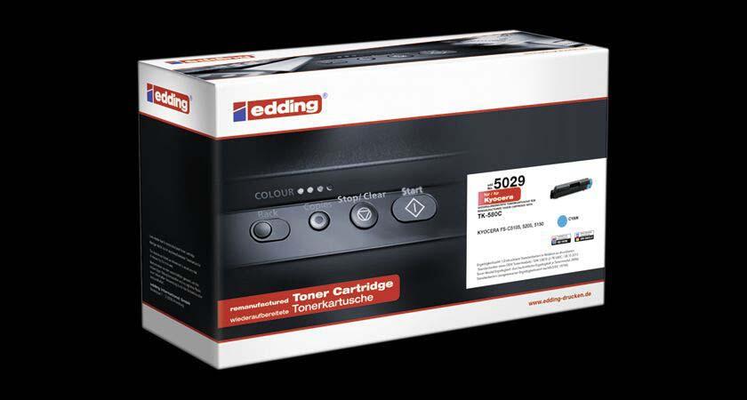 edding Toner EDD-5029 cyan kompatibel zu KYOCERA TK-580C