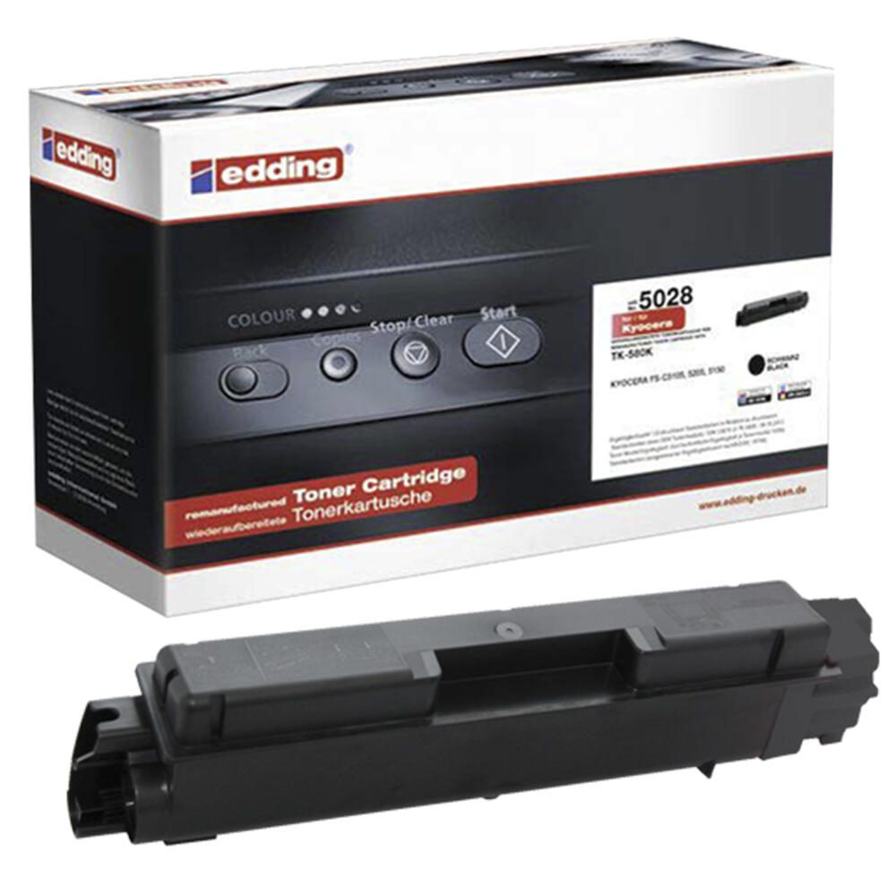 edding Toner EDD-5028 schwarz kompatibel zu KYOCERA TK-580K