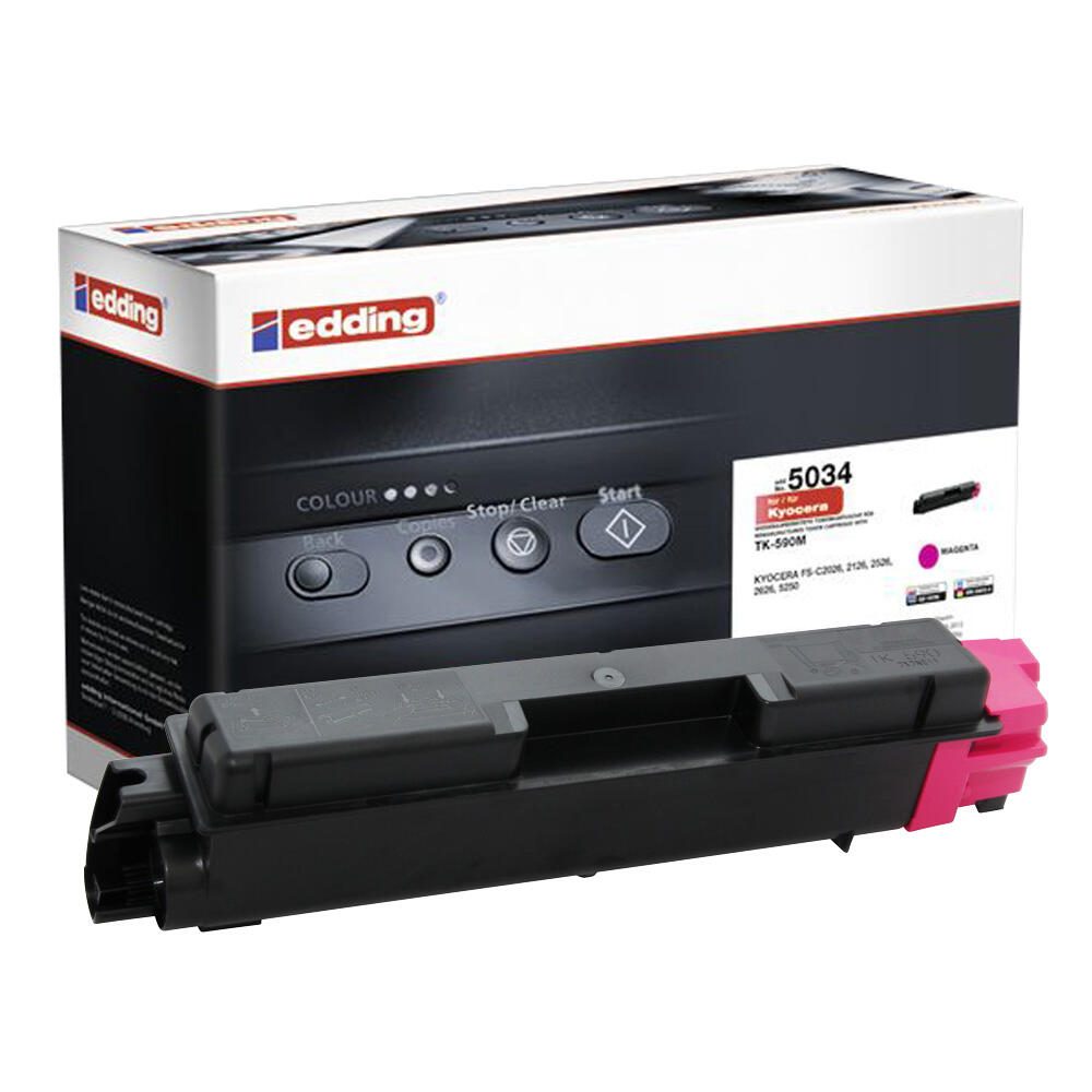edding Toner EDD-5034 magenta kompatibel zu KYOCERA TK-590M
