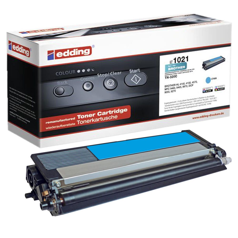 edding Toner EDD-1021 cyan kompatibel zu brother TN-320C