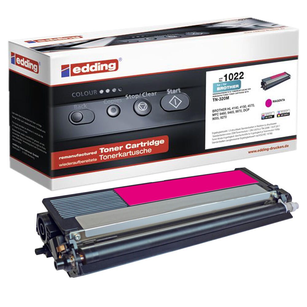edding Toner EDD-1022 magenta kompatibel zu brother TN-320M