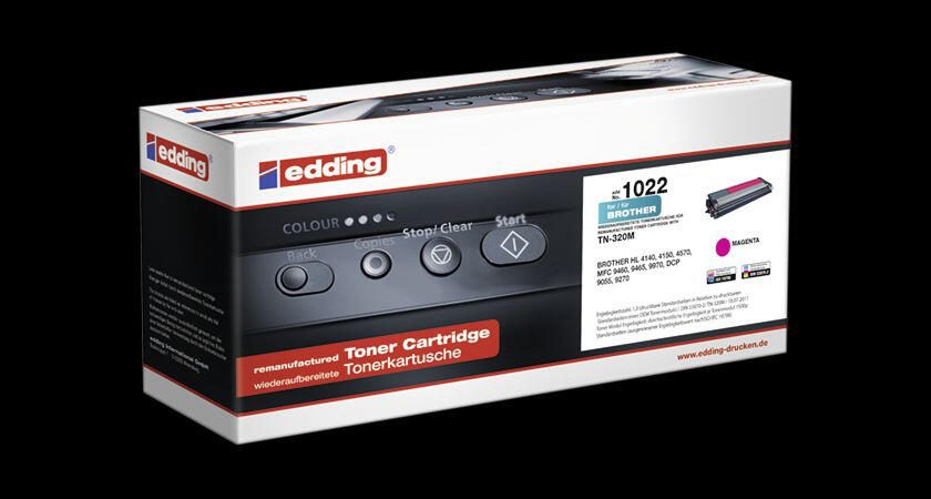 edding Toner EDD-1022 magenta kompatibel zu brother TN-320M