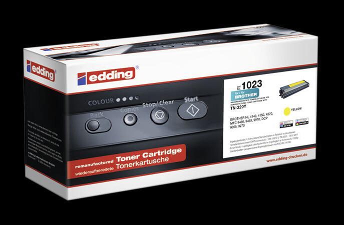 edding Toner EDD-1023 gelb kompatibel zu brother TN-320Y