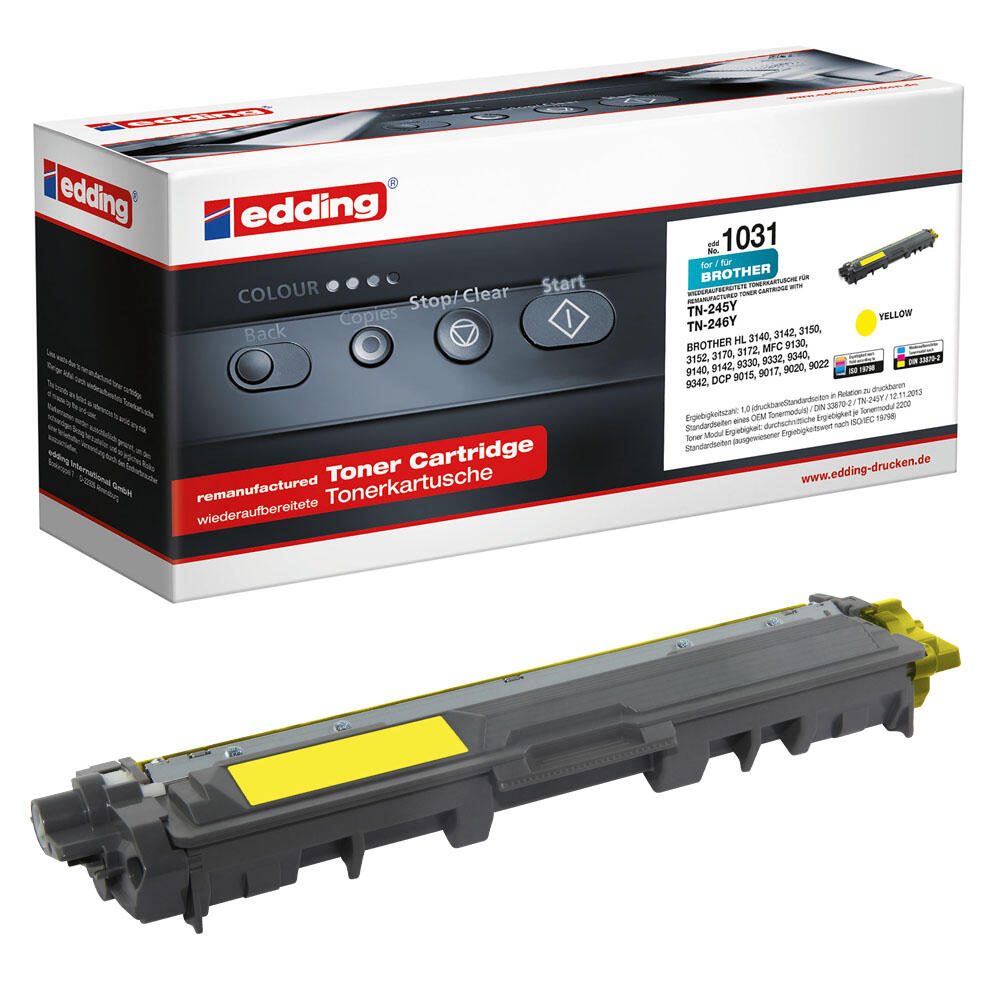 edding Toner EDD-1031 gelb kompatibel zu brother TN-245/TN-246Y