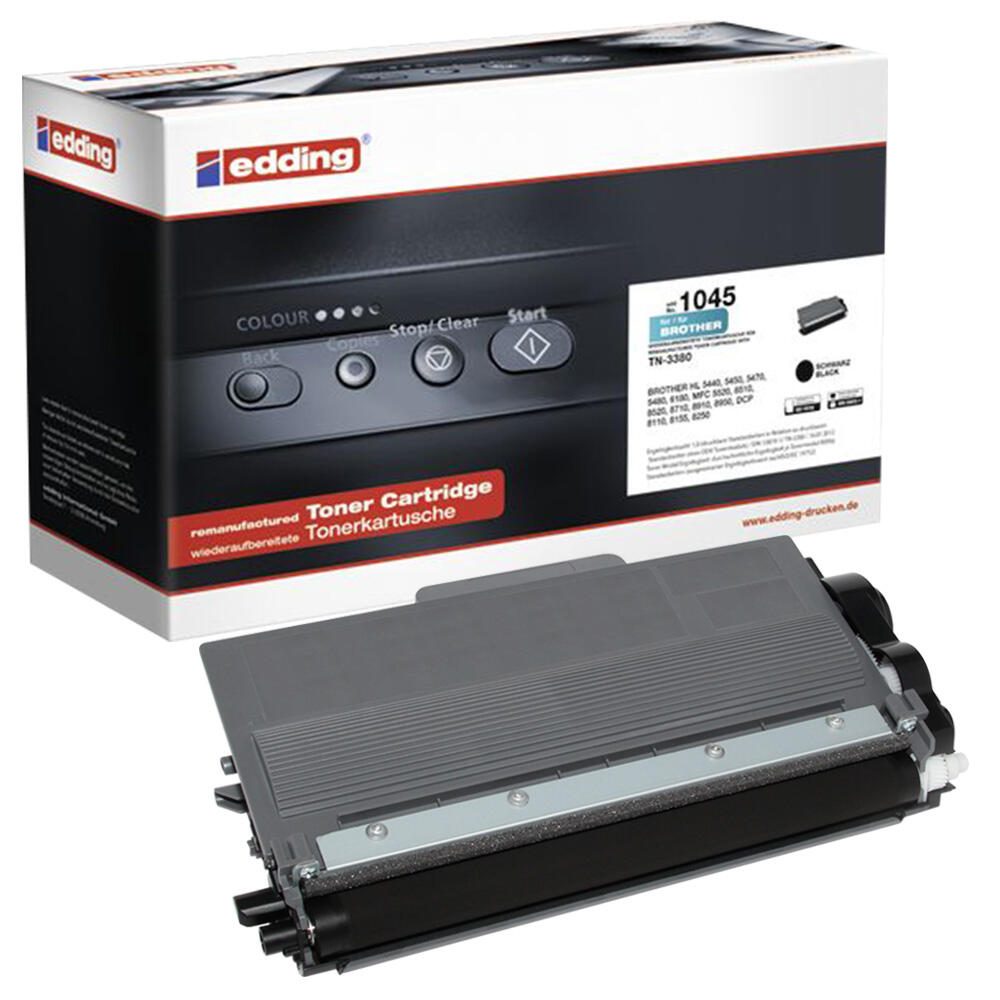 edding Toner EDD-1045 schwarz kompatibel zu brother TN-3380