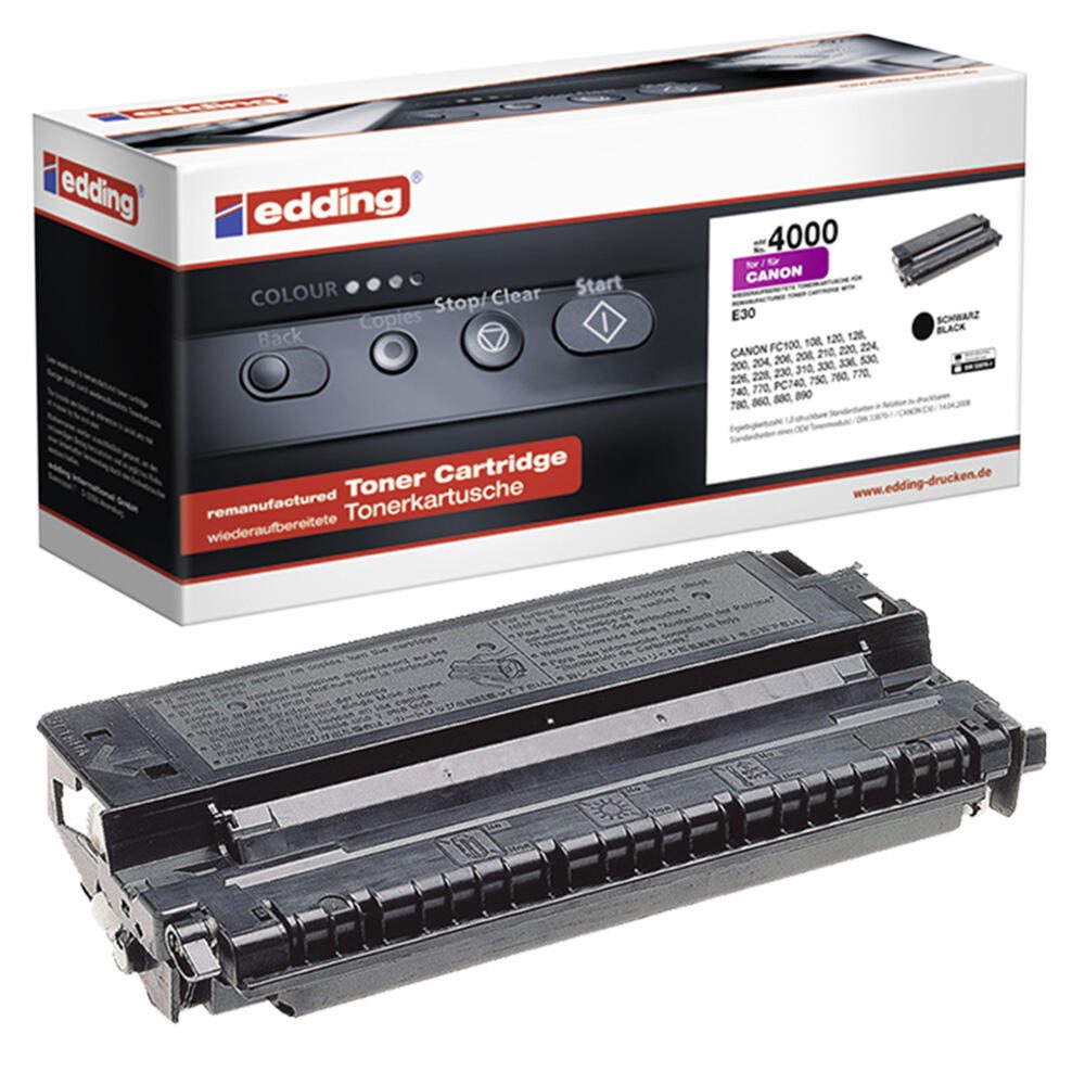 edding Toner EDD-4000 schwarz kompatibel zu Canon E30