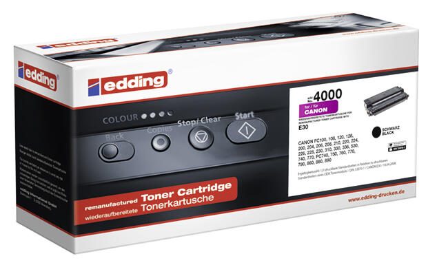 edding Toner EDD-4000 schwarz kompatibel zu Canon E30