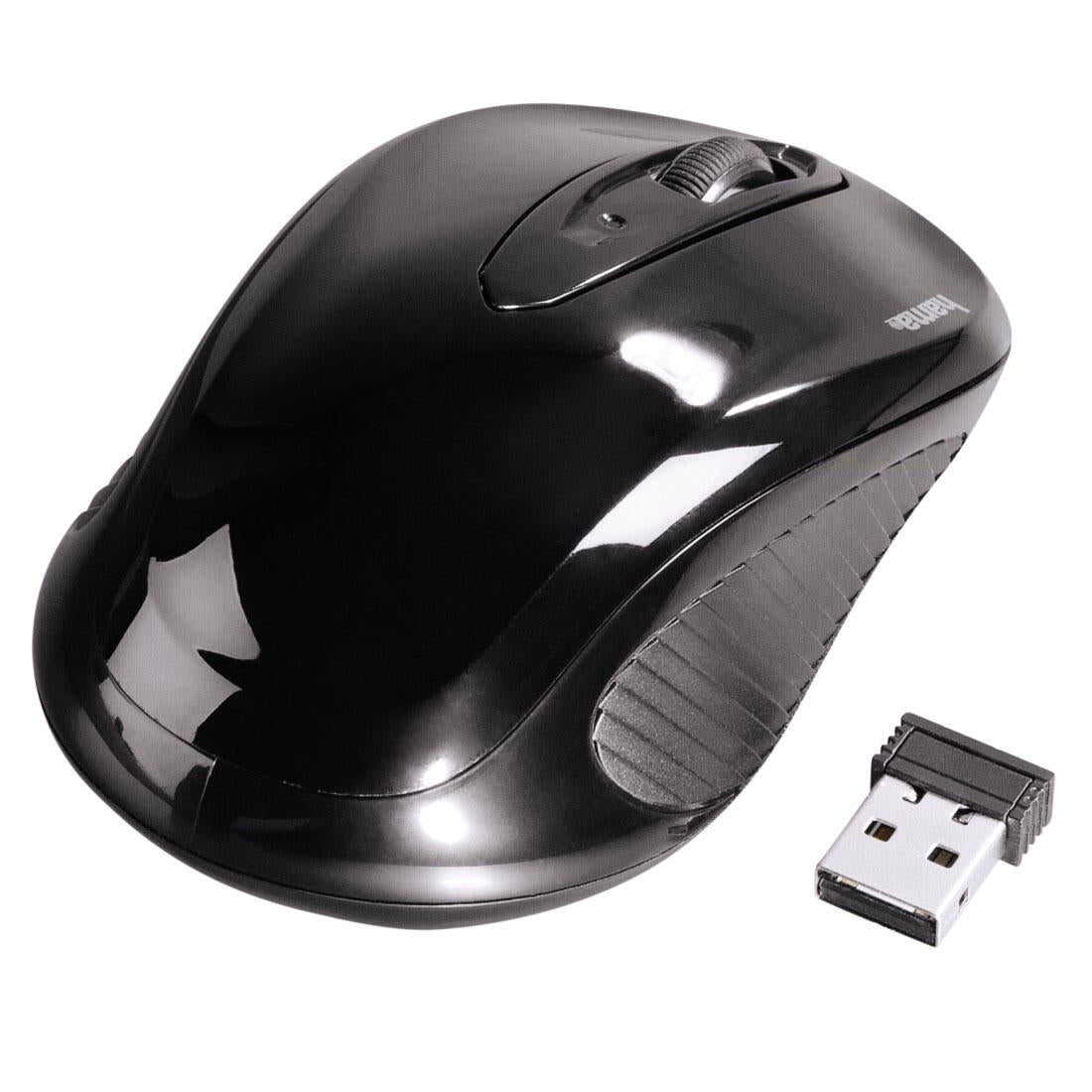 Hama Tastatur-Maus-Set kabellos Trento schwarz
