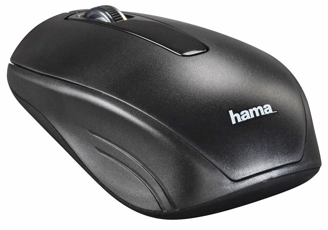 Hama Tastatur-Maus-Set kabellos Cortino schwarz