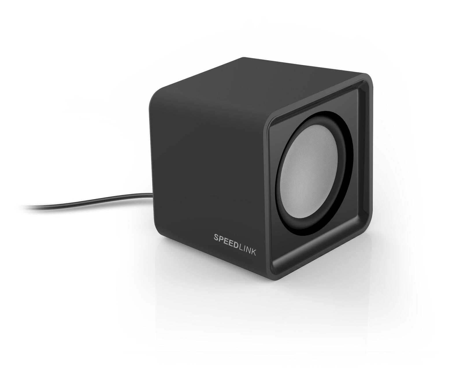 Speedlink TWOXO Stereo Lautsprecher, schwarz