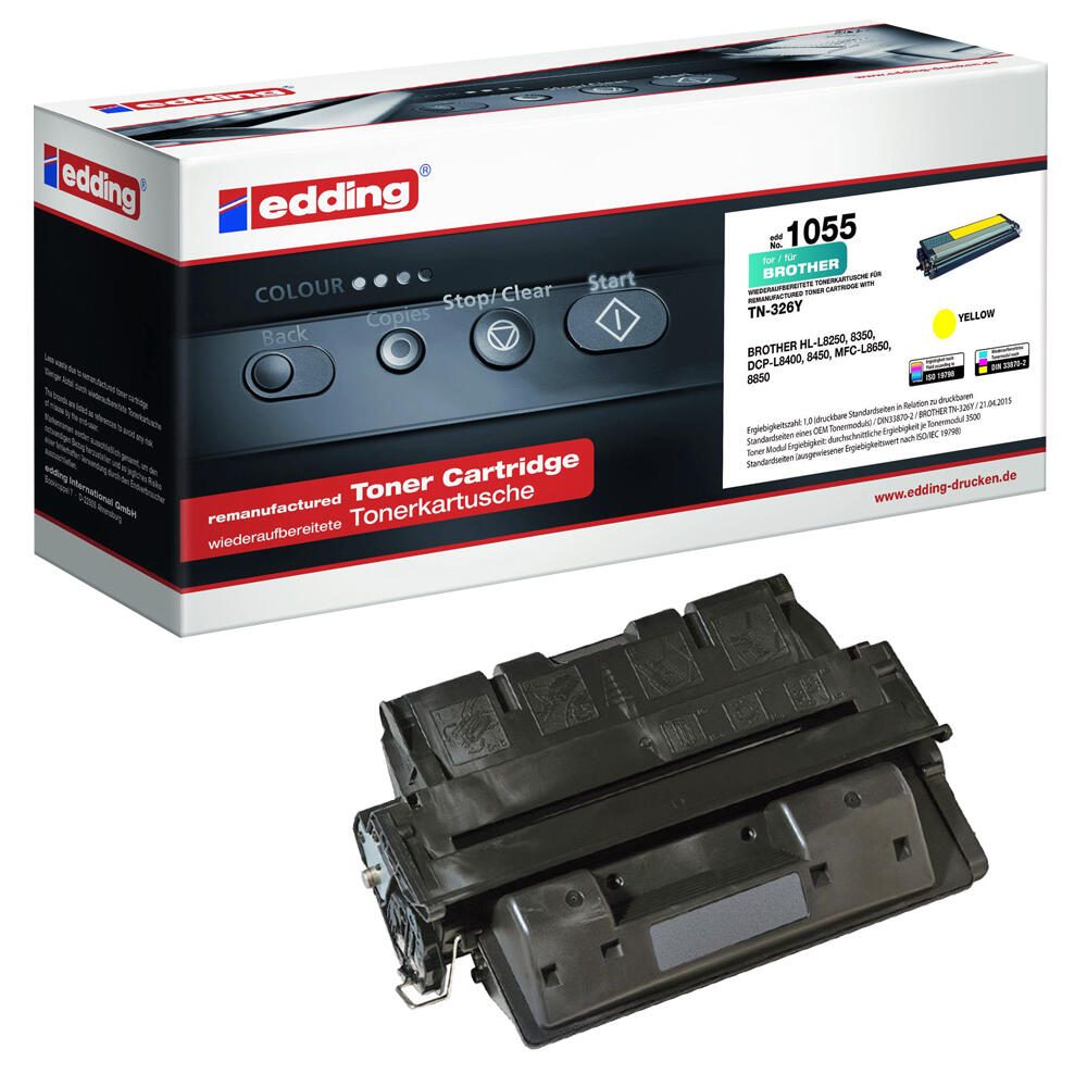 edding Toner EDD-1055 gelb kompatibel zu brother TN-326Y