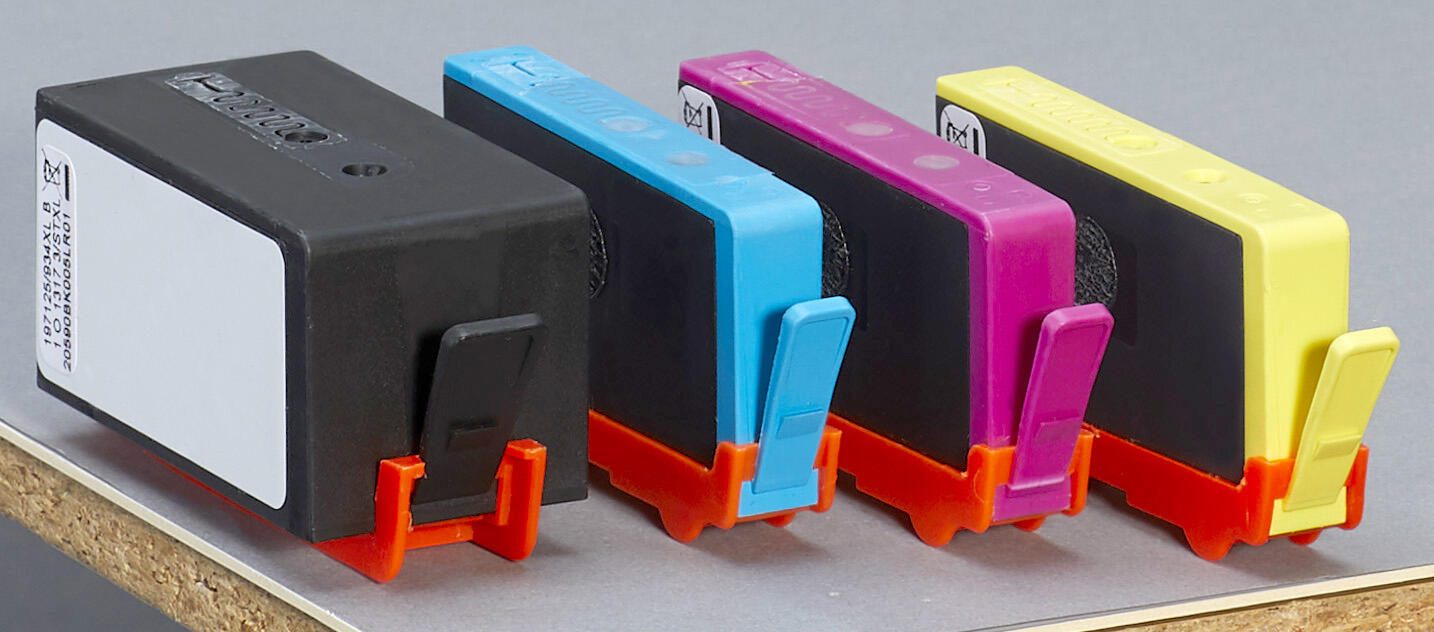 edding Druckerpatronen EDD-540 schwarz, cyan, magenta, gelb kompatibel zu HP 934XL + 935XL (X4E14AE), 4er-Set