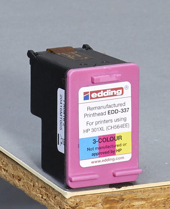 edding Druckerpatrone EDD-337 color kompatibel zu HP 301XL (CH564EE)