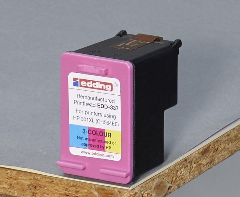 edding Druckerpatrone EDD-337 color kompatibel zu HP 301XL (CH564EE)