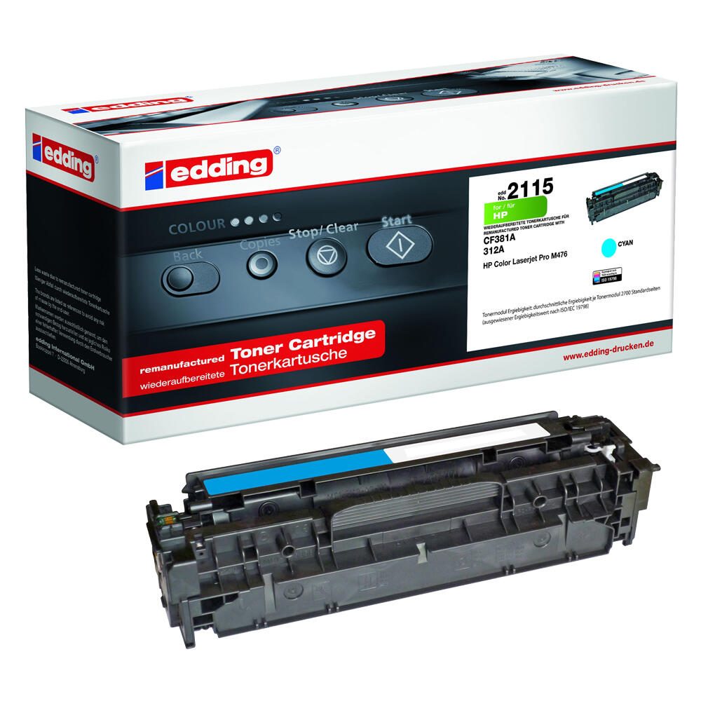 edding Toner EDD-2115 cyan kompatibel zu HP 312A (CF381A)