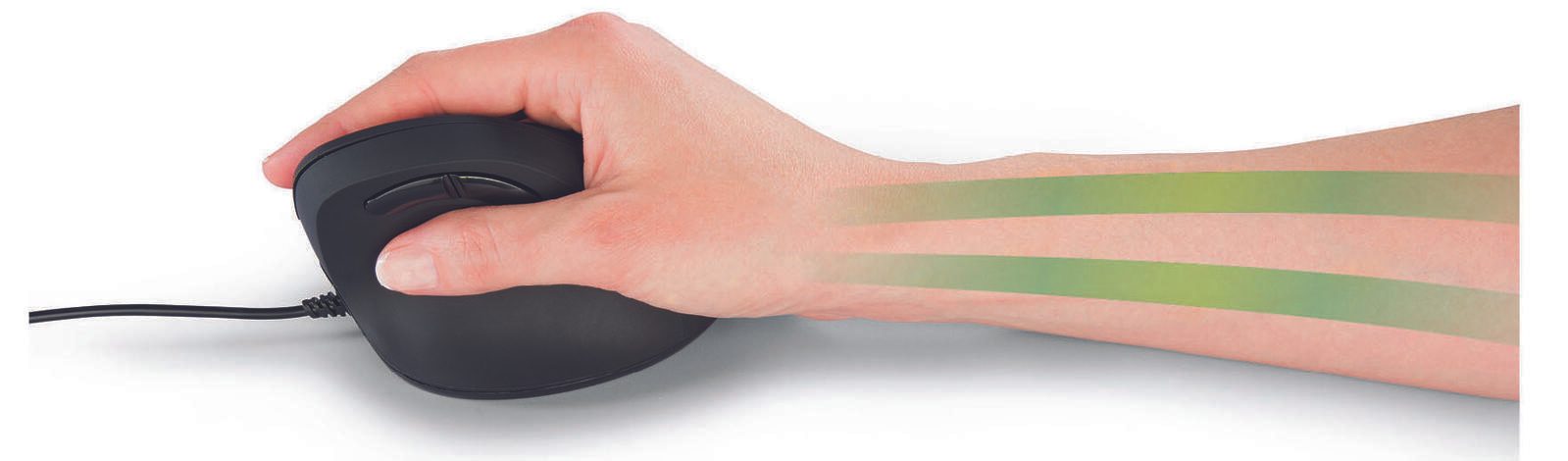 Hama EMC-500 Maus ergonomisch kabelgebunden schwarz