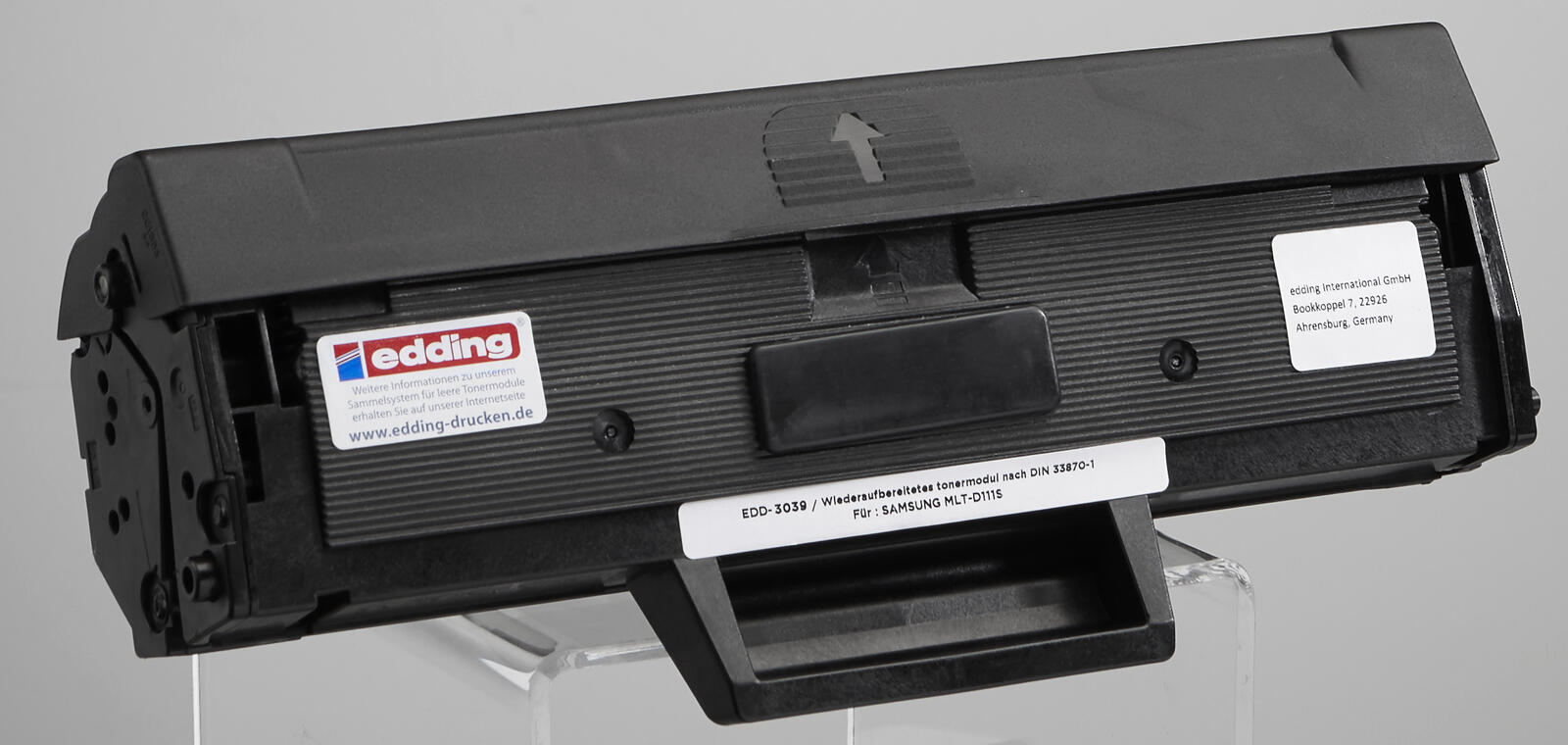 edding Toner EDD-3039 schwarz kompatibel zu SAMSUNG MLT-D111S (SU810A)