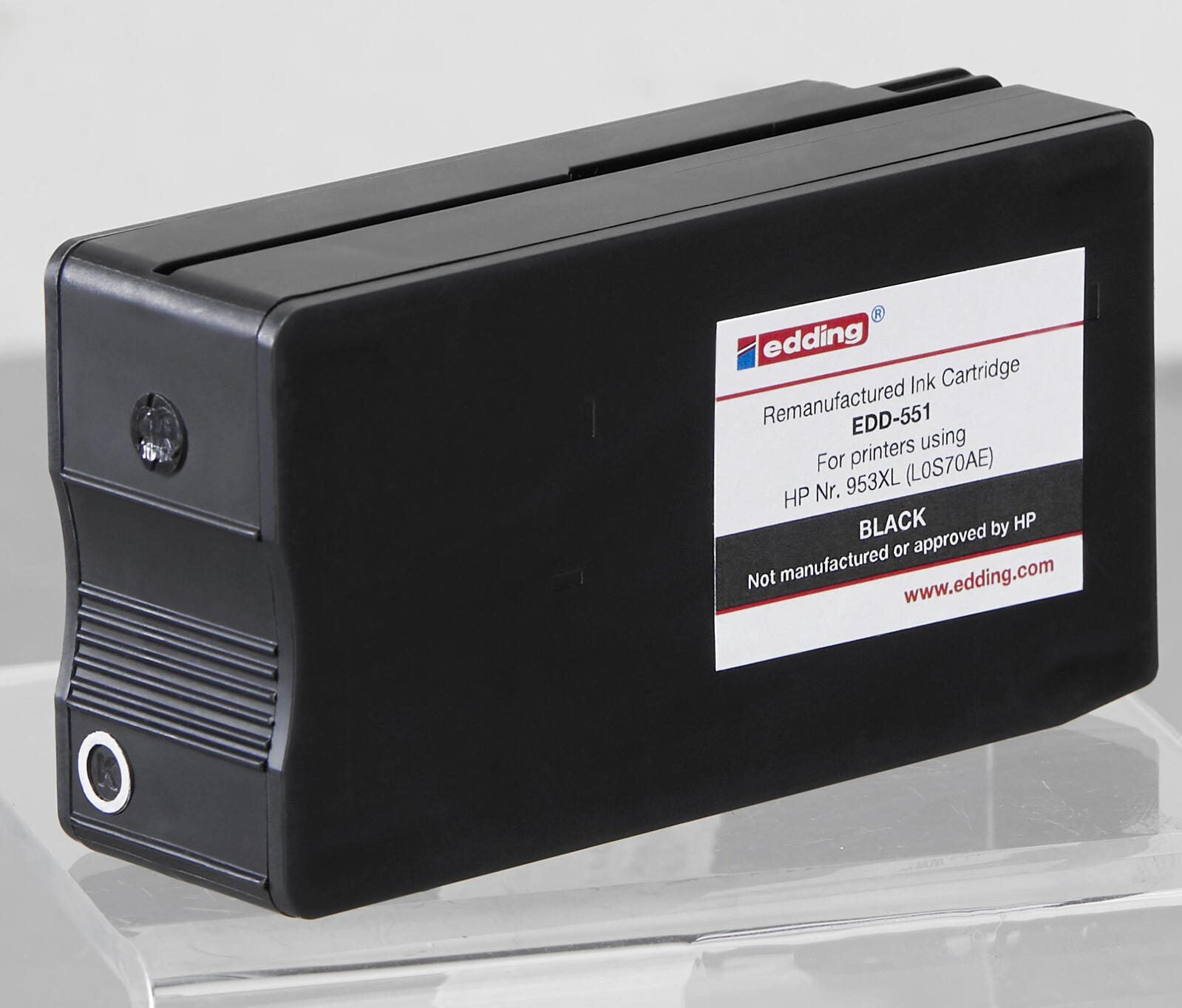 edding Druckerpatrone EDD-551 schwarz kompatibel zu HP 953XL (L0S70AE)