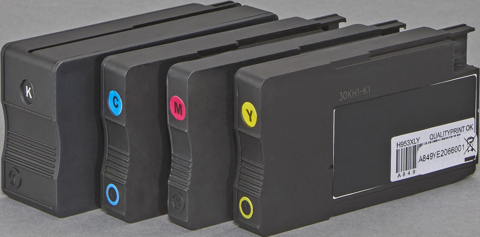 edding Druckerpatronen EDD-555 schwarz, cyan, magenta, gelb kompatibel zu HP 953XL (3HZ52AE), 4er-Set