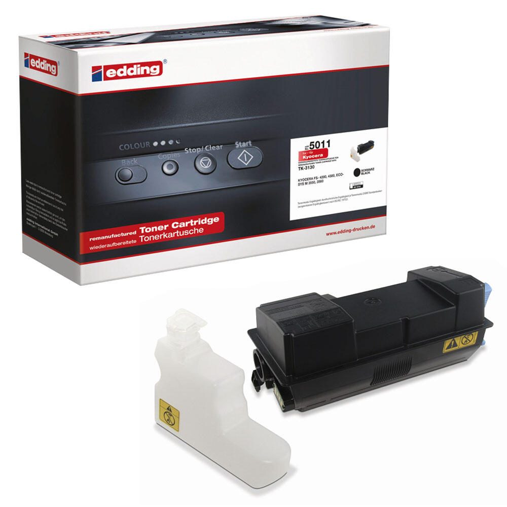 edding Toner EDD-5011 schwarz kompatibel zu KYOCERA TK-3130