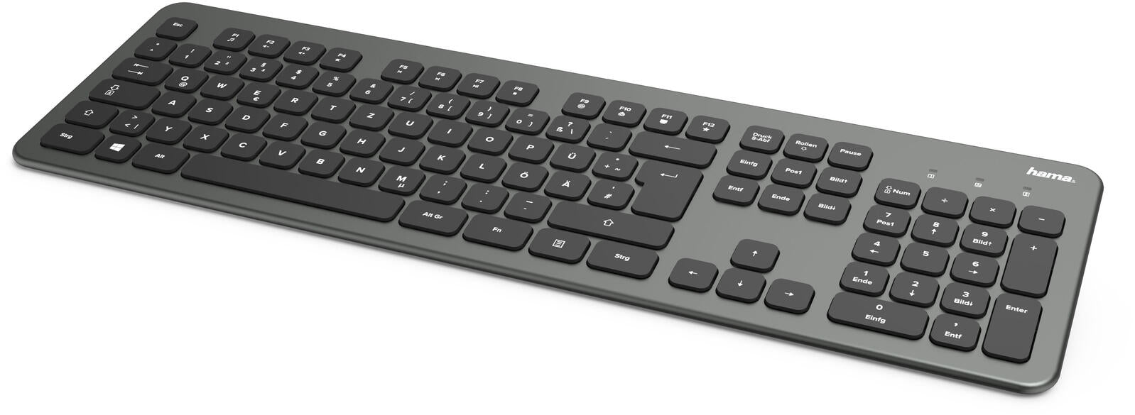 Hama Tastatur-Maus-Set kabellos KMW-700 schwarz, anthrazit