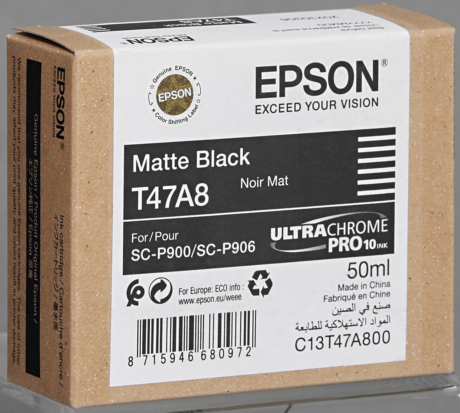 Epson Original Druckerpatrone T47A8 mattschwarz