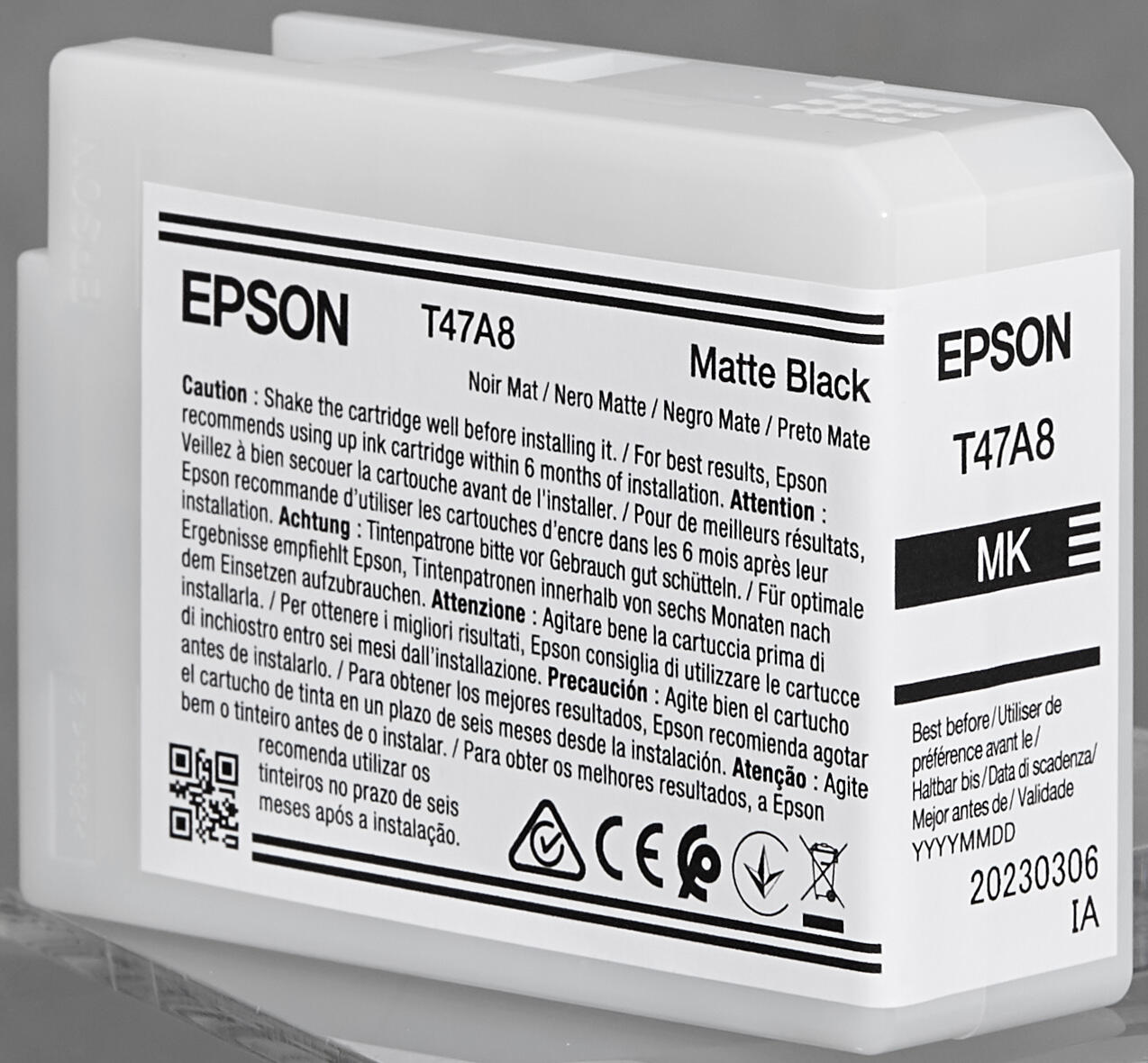Epson Original Druckerpatrone T47A8 mattschwarz