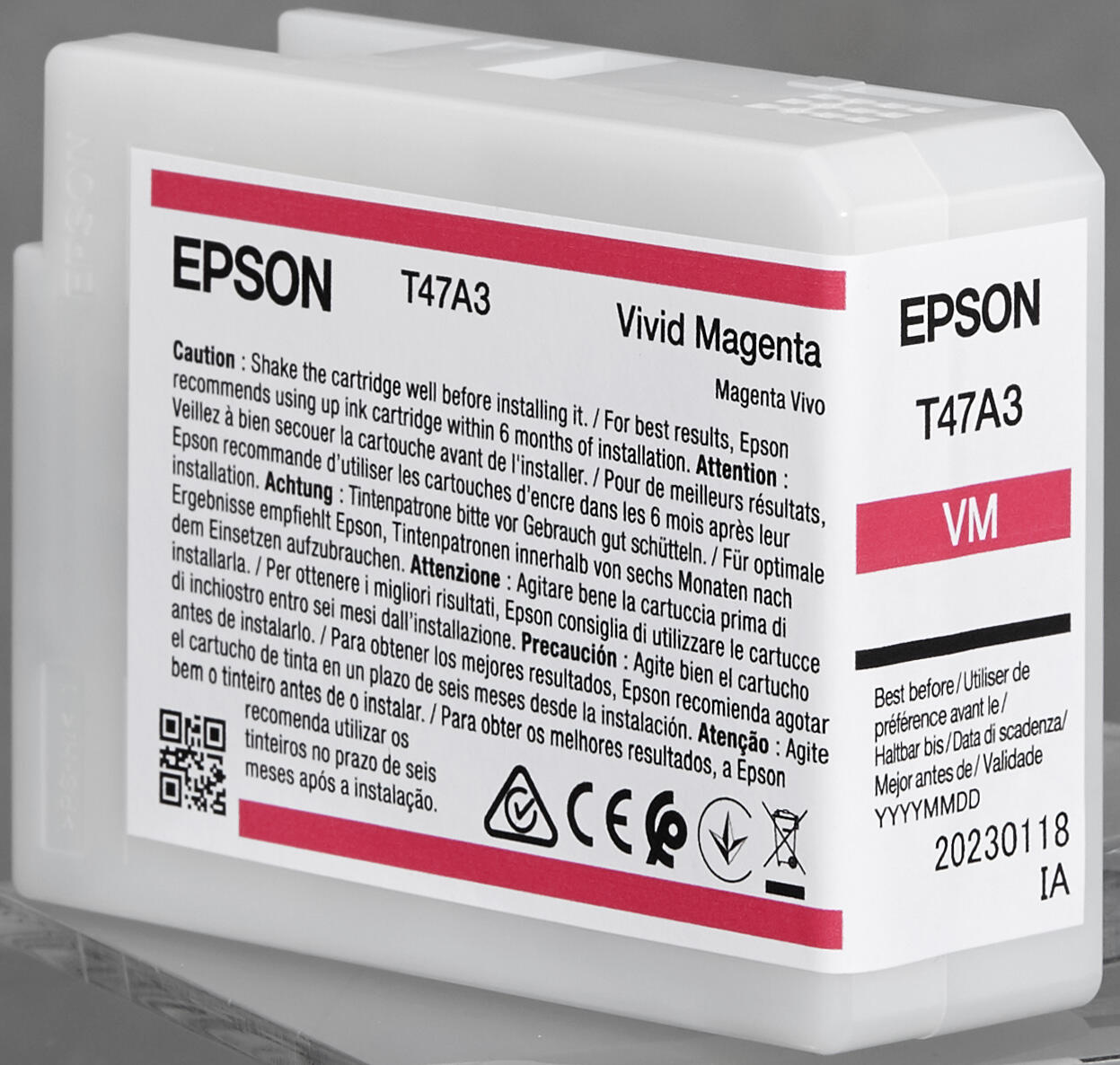 Epson Original Druckerpatrone T47A3 vivid magenta