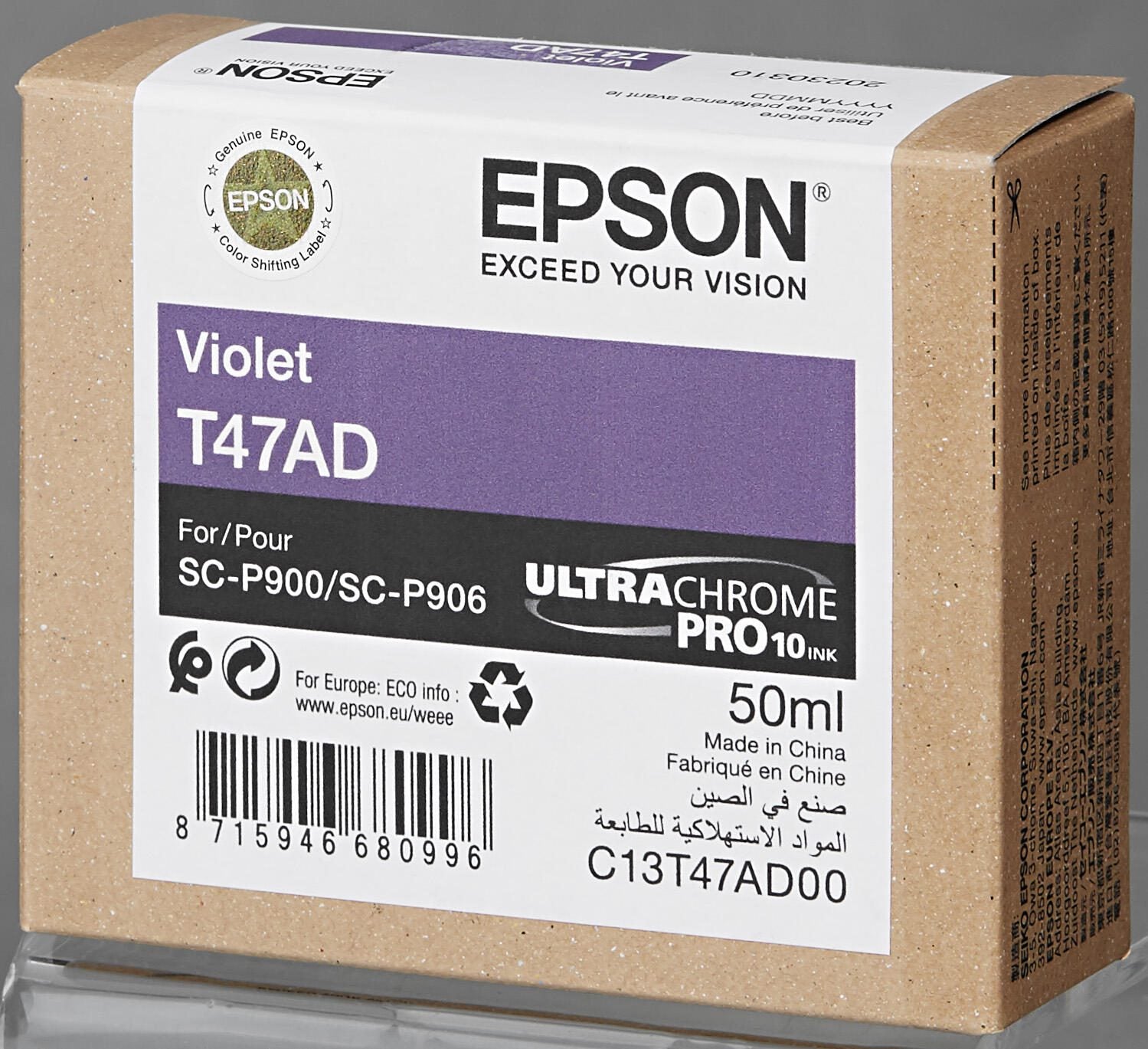 Epson Original Druckerpatrone T47AD violett