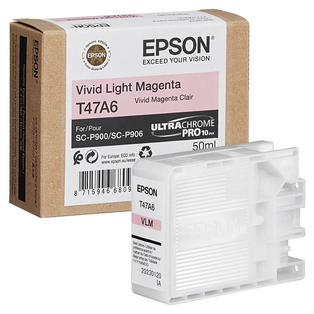 Epson Original Druckerpatrone T47A6 vivid light magenta