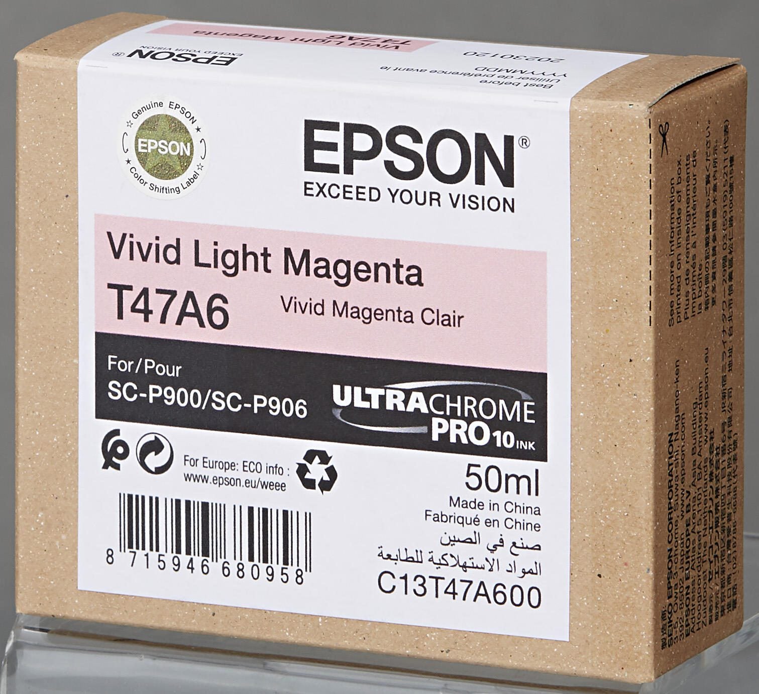 Epson Original Druckerpatrone T47A6 vivid light magenta