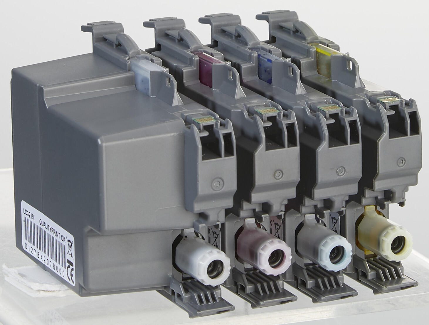 edding Druckerpatronen EDD-587 schwarz, cyan, magenta, gelb kompatibel zu brother LC-3219XLBK/C/M/Y, 4er-Set