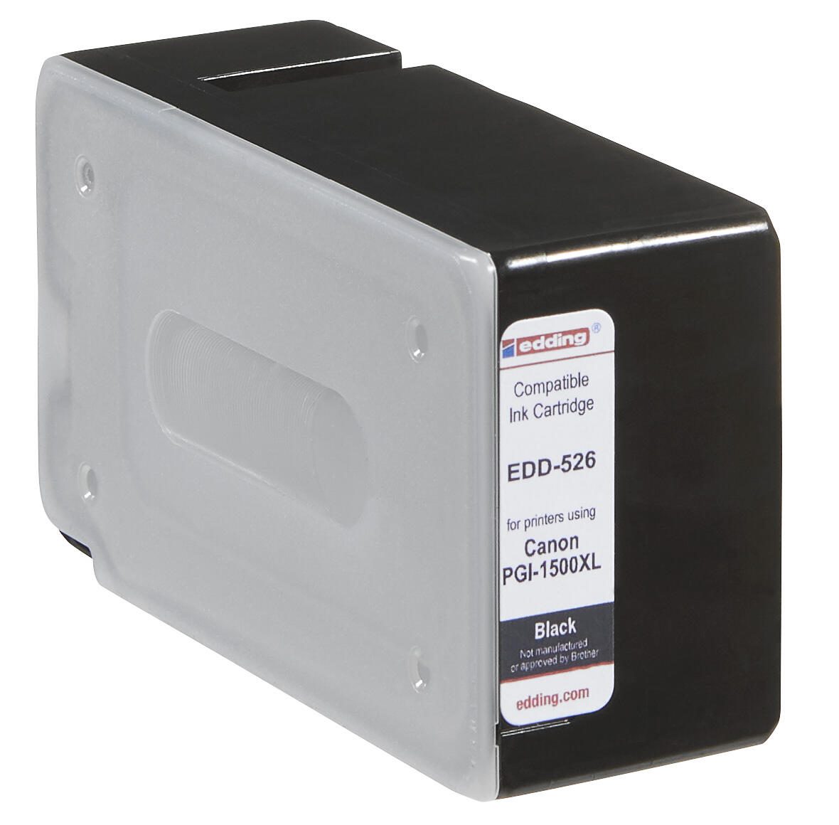 edding Druckerpatrone EDD-526 schwarz kompatibel zu Canon PGI-1500 XL BK