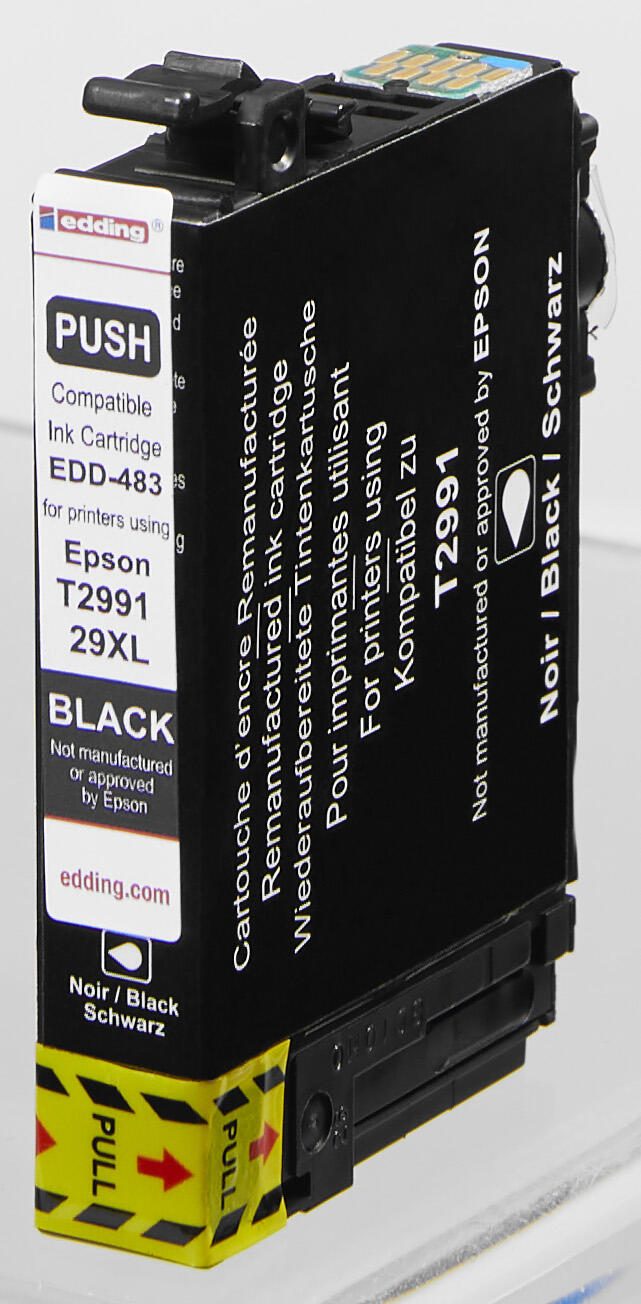 edding Druckerpatrone EDD-483 schwarz kompatibel zu EPSON 29XL / T2991XL