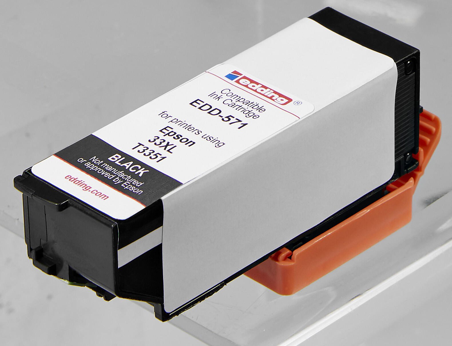 edding Druckerpatrone EDD-571 schwarz kompatibel zu EPSON 33XL / T3351XL