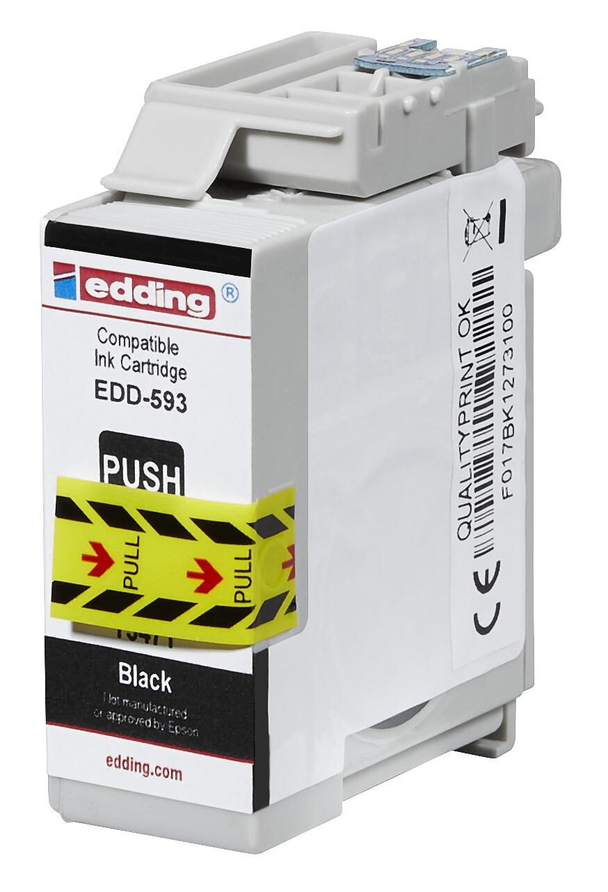 edding Druckerpatrone EDD-593 schwarz kompatibel zu EPSON 34XL / T3471XL