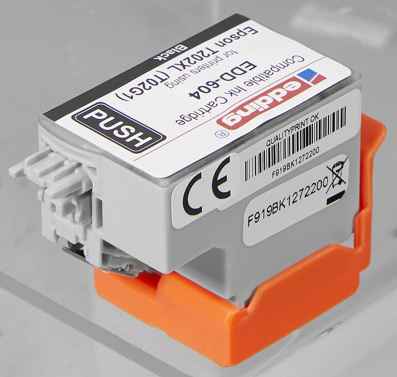 edding Druckerpatrone EDD-604 schwarz kompatibel zu EPSON 202XL / T02G14