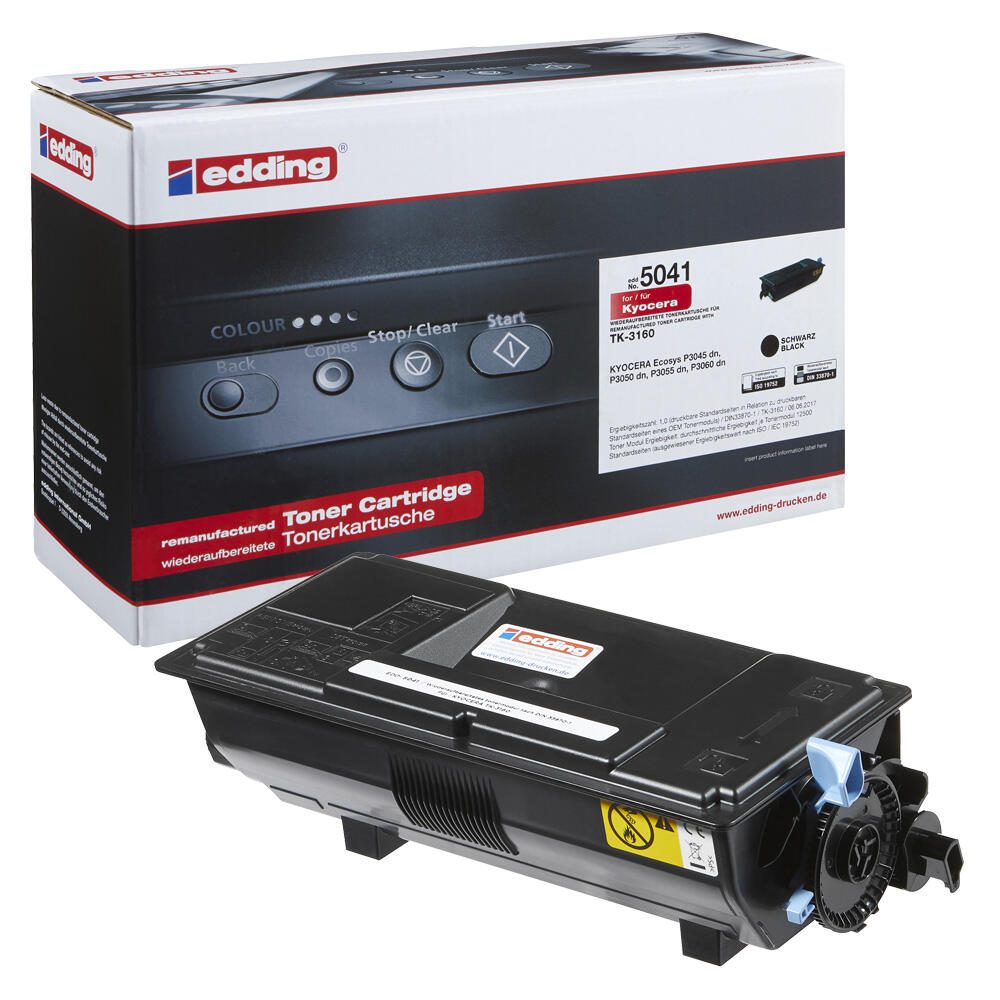 edding Toner EDD-5041 schwarz kompatibel zu KYOCERA TK-3160
